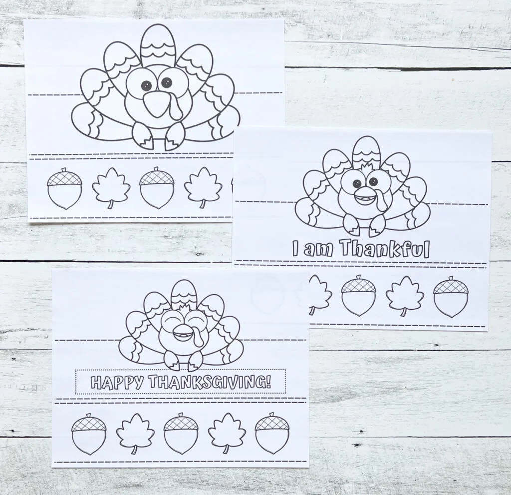 free printable turkey crown for kids